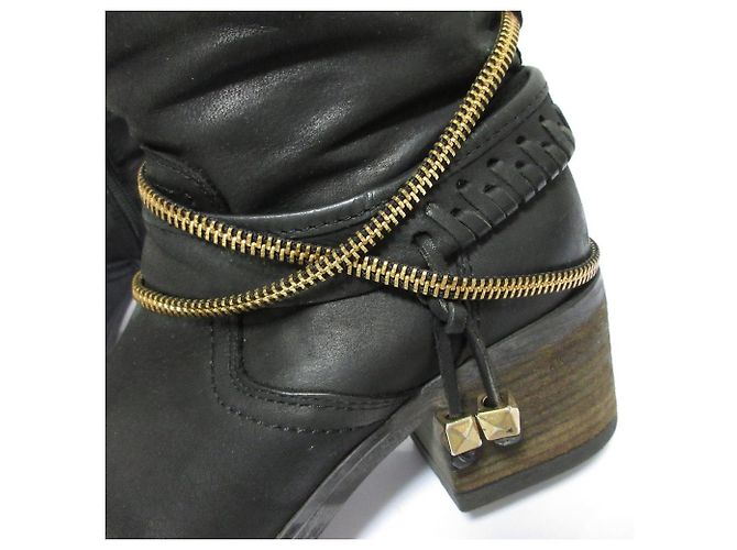Autre Marque Stivaletti corti in pelle Steve Madden Nero - vista 7
