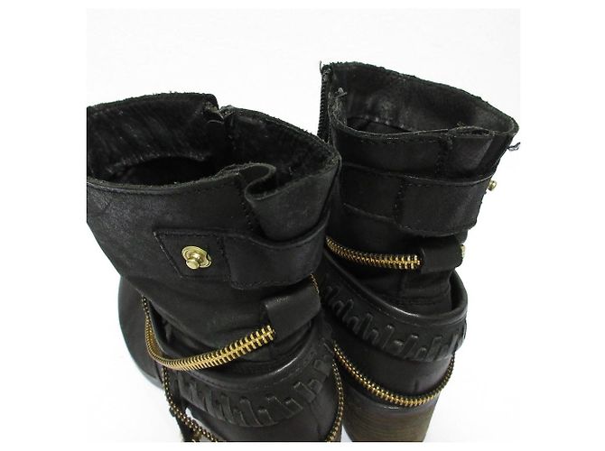 Autre Marque Stivaletti corti in pelle Steve Madden Nero - vista 8