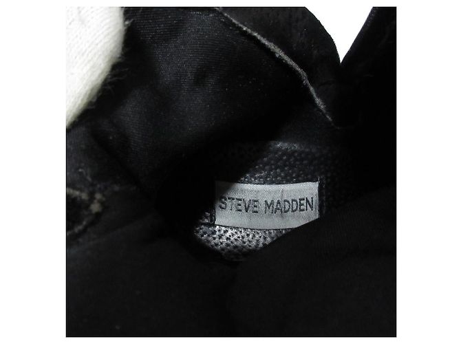 Autre Marque Stivaletti corti in pelle Steve Madden Nero - vista 9
