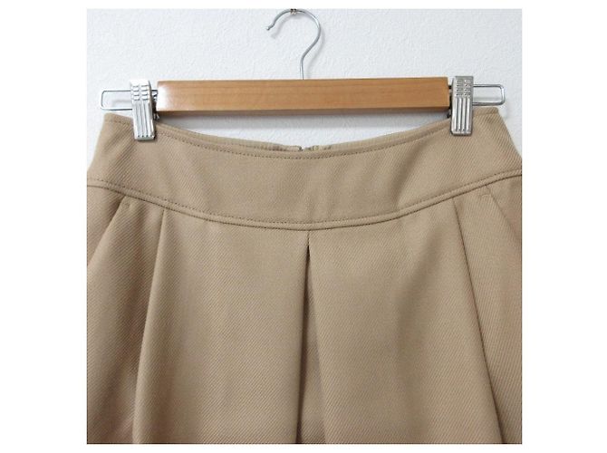 Max Mara Falda SPORTMAX 100% lana Beige - vista 3