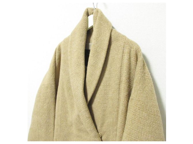 Autre Marque LA MARINE FRANCAISE Abrigo Cocoon Beige - vista 4