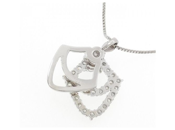 Autre Marque Collana in platino e diamanti Argento - vista 4