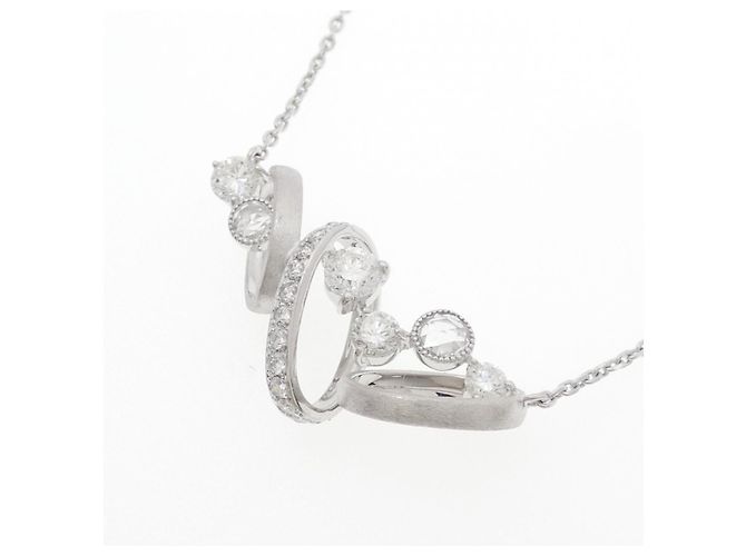 Autre Marque Collana con diamanti Au750 Argento - vista 3