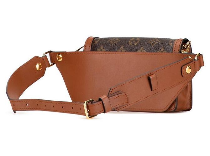Louis Vuitton Dauphine Monogram Reverse Schultertasche Braun - Ansicht 2