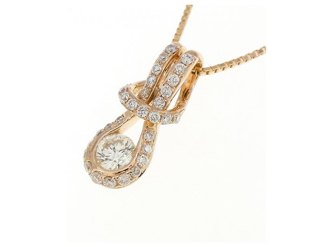 Autre Marque Collana con diamante Au750 Rosa - vista 3