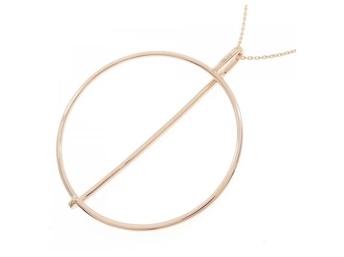 Autre Marque Collana in oro rosa Au750 e diamanti - vista 4