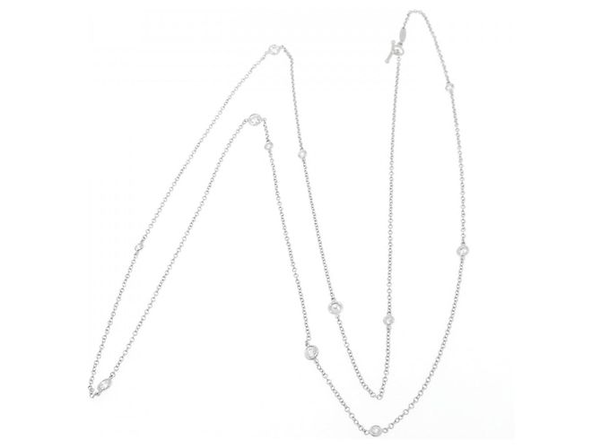 Collana Tiffany & Co. By The Yard in platino Argento - vista 6