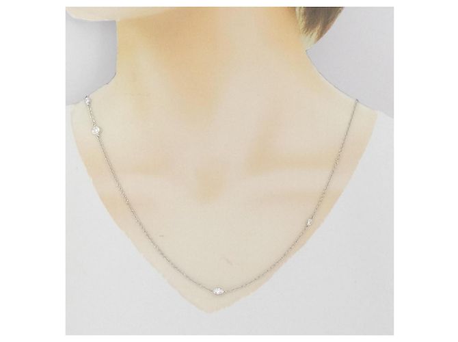 Collana Tiffany & Co. By The Yard in platino Argento - vista 7
