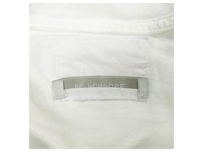 Autre Marque Camiseta RE-PURPOSE SOLID CREW NECK de algodón Blanco - vista 6
