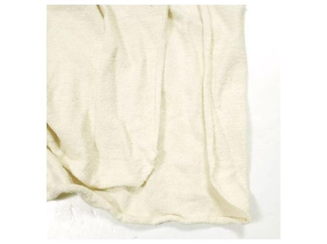 Autre Marque vestido de jersey de seda cruda unfil Crudo - vista 6