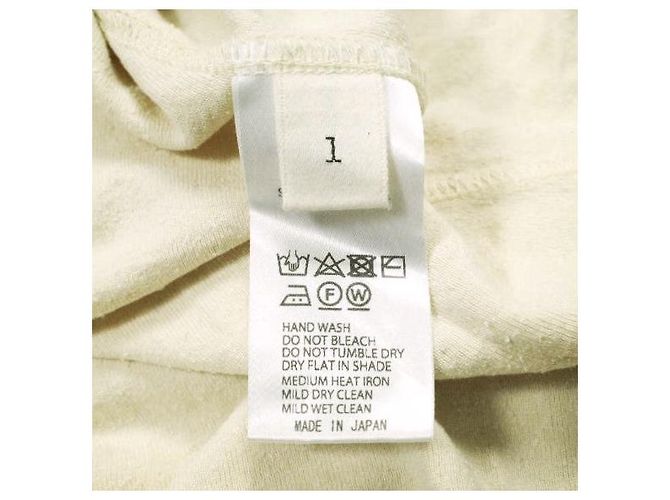 Autre Marque vestido de jersey de seda cruda unfil Crudo - vista 7