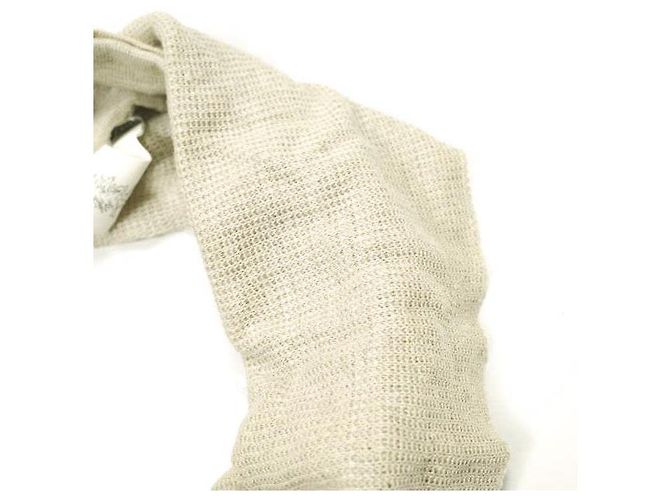 Autre Marque DECHO × BEAMS BOY IMAMA Fascia per capelli in lino Beige - vista 6