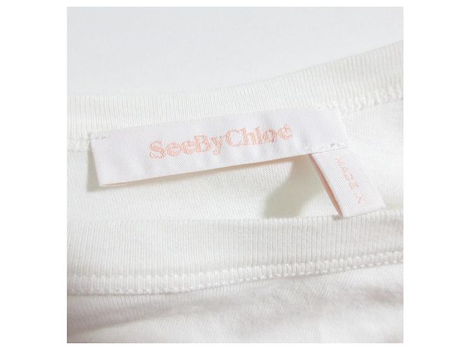 Chloé Top con maniche a farfalla See By Chloe Bianco - vista 5