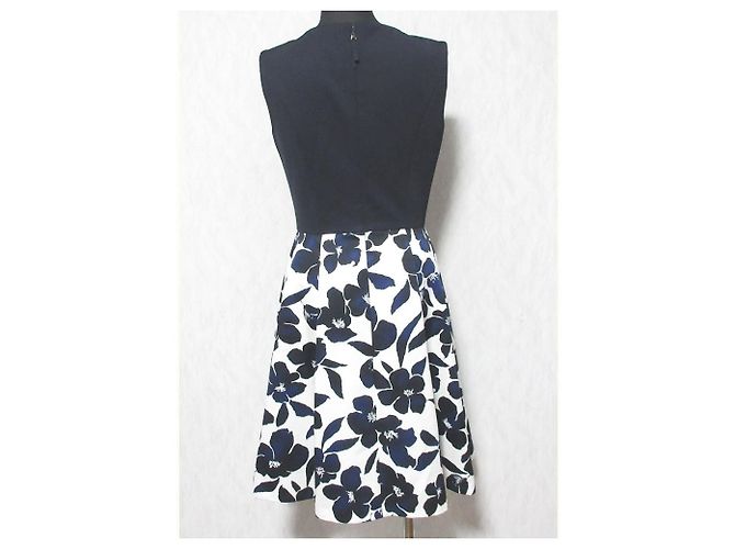 Autre Marque Ärmelloses Kleid mit Blumenprint M-premier Blau Marineblau - Ansicht 2