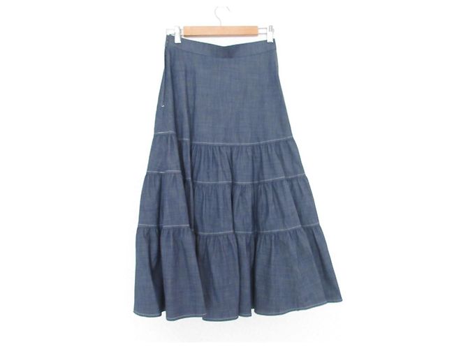 Mila Schön Falda larga de chambray elástica Mila Schon - vista 2