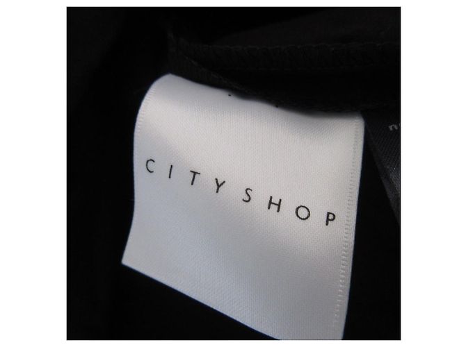 Autre Marque Camicetta con volant sovrapposti CITYSHOP Nero - vista 10