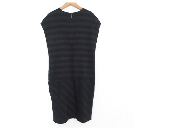 Autre Marque Vestido de rayas MSGM Negro - vista 2