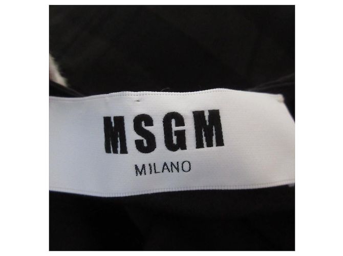 Autre Marque Vestido de rayas MSGM Negro - vista 6