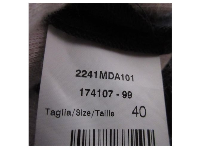 Autre Marque Vestido de rayas MSGM Negro - vista 7