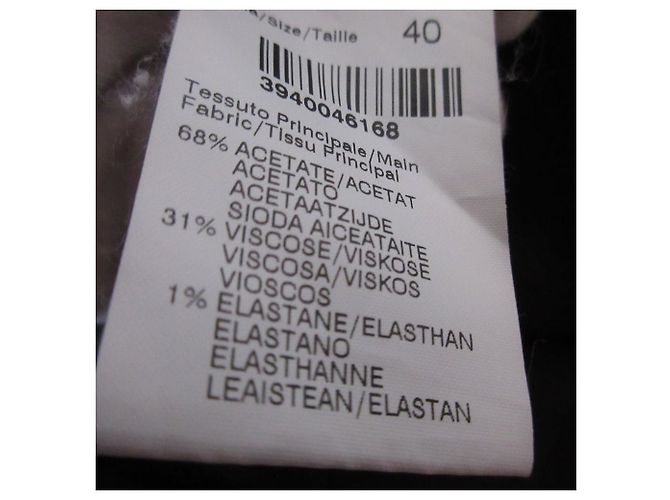 Autre Marque Vestido de rayas MSGM Negro - vista 8
