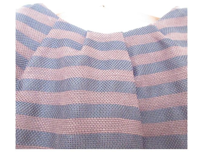 Autre Marque Blusa sem mangas listrada ESTNATION Marrom - vista 3