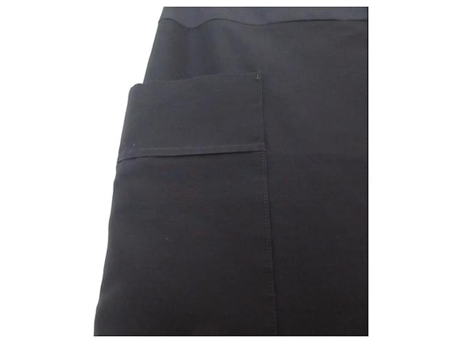 Autre Marque Falda midi beige Azul marino - vista 4