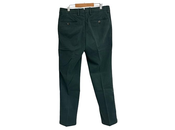 Autre Marque Pantalones chino de algodón elástico PT01 Verde - vista 2