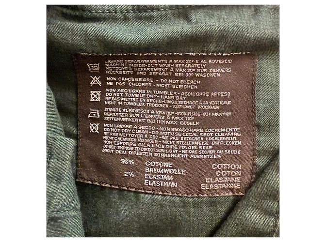 Autre Marque Pantalones chino de algodón elástico PT01 Verde - vista 8