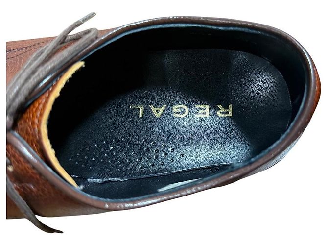 Autre Marque Scarpe Derby in pelle REGAL Marrone - vista 9