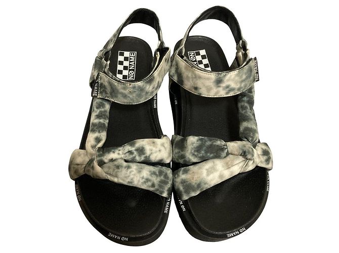 Autre Marque Sandali con platform No Name POPPY SUNSET Nero - vista 2