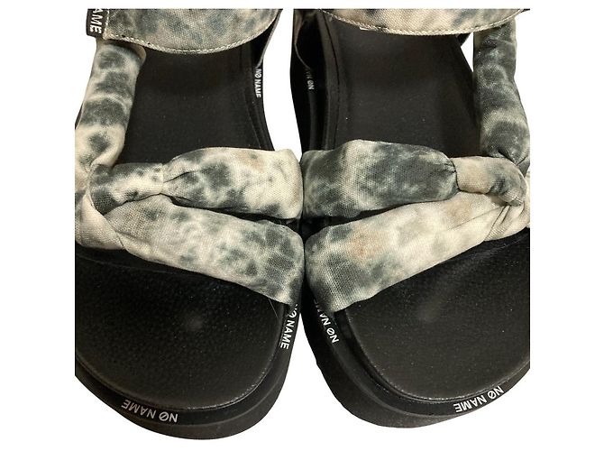 Autre Marque Sandali con platform No Name POPPY SUNSET Nero - vista 3