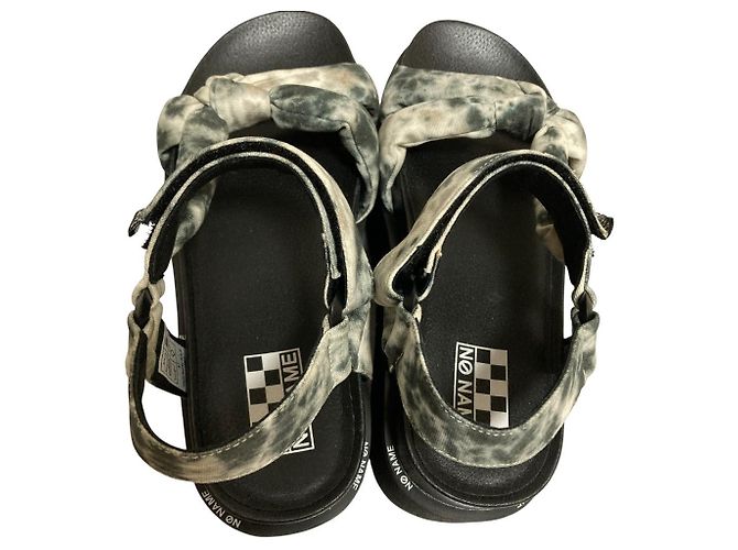 Autre Marque Sandali con platform No Name POPPY SUNSET Nero - vista 4
