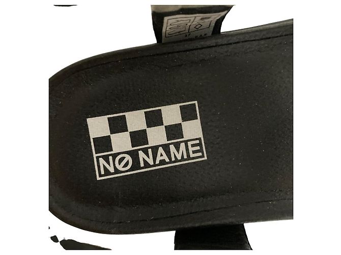 Autre Marque Sandali con platform No Name POPPY SUNSET Nero - vista 7