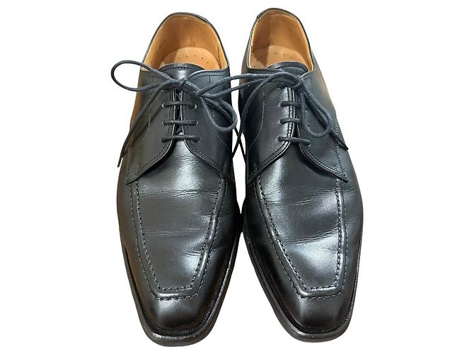 Autre Marque Scarpe stringate in pelle REGAL GEOX Nero - vista 3