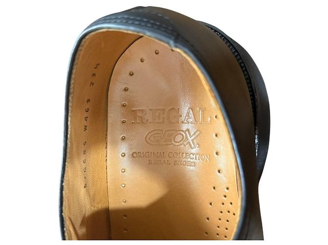 Autre Marque Scarpe stringate in pelle REGAL GEOX Nero - vista 8