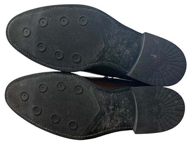 Autre Marque Scarpe Oxford da Business in Pelle REGAL Marrone - vista 7