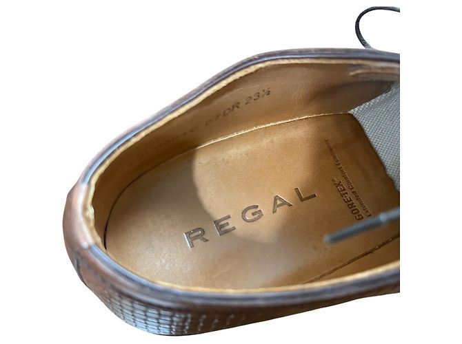 Autre Marque Scarpe Oxford da Business in Pelle REGAL Marrone - vista 9