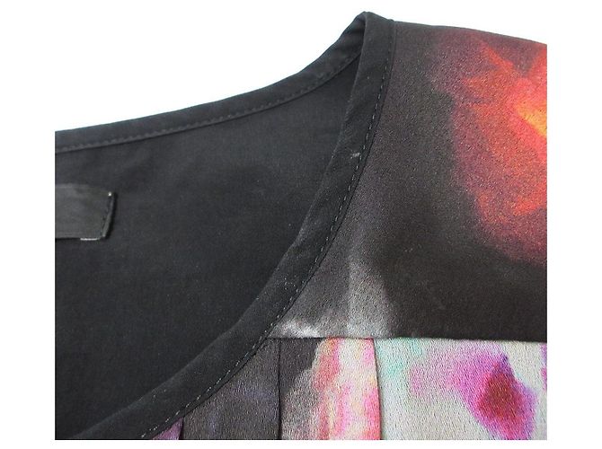 Vestido Paul Smith BLACK con estampado de flores Negro Multicolor - vista 11