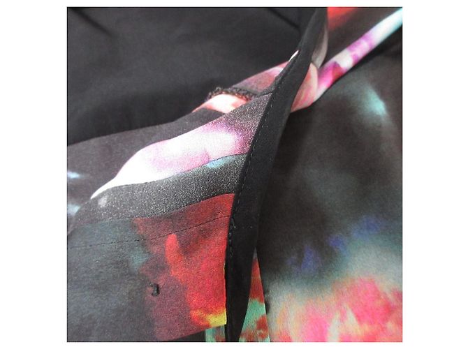 Vestido Paul Smith BLACK con estampado de flores Negro Multicolor - vista 12