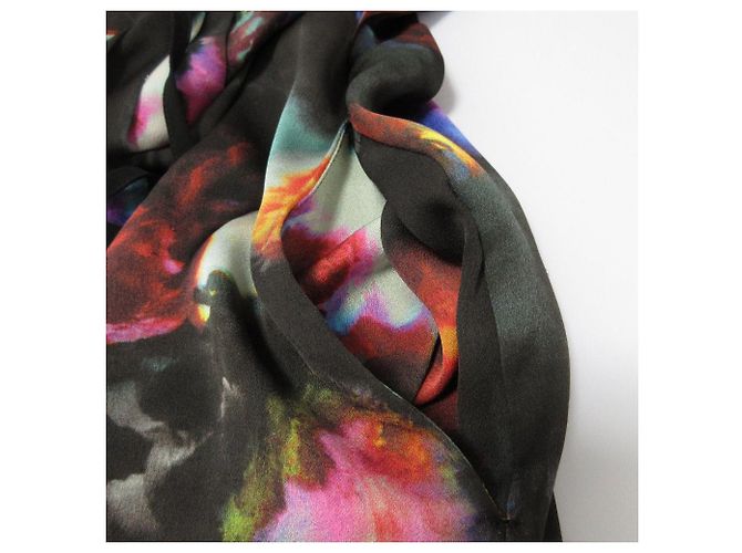 Vestido Paul Smith BLACK con estampado de flores Negro Multicolor - vista 6