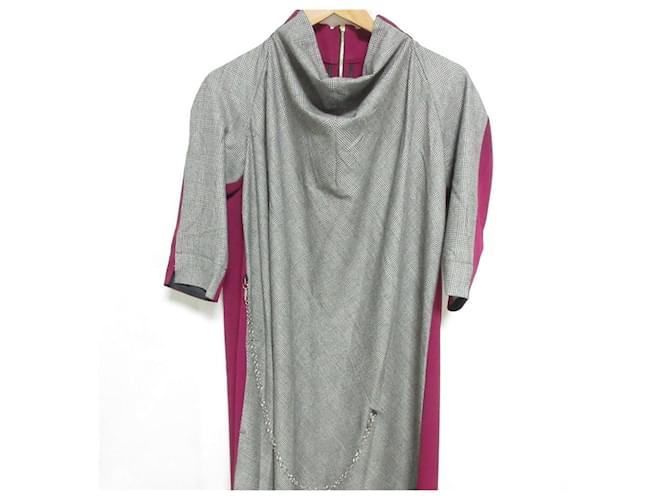 Autre Marque Support Surface Kleid Braun Lila - Ansicht 3