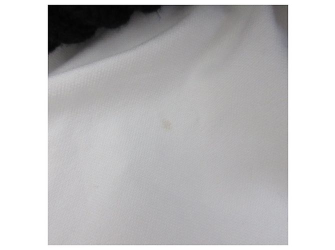 Autre Marque Camicetta in maglia a maniche lunghe a strati Alexander Wang Nero Bianco - vista 8