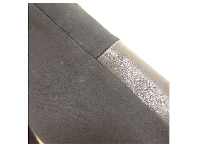 Theory Docking Combination Lammlederjacke Schwarz - Ansicht 11