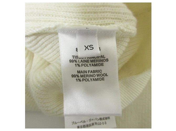 Autre Marque Malha de lã com design de tranças Carven Branco - vista 7