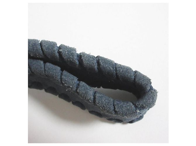 Autre Marque Bolso de mano con flecos de cuero B-LOW THE BELT Azul - vista 11