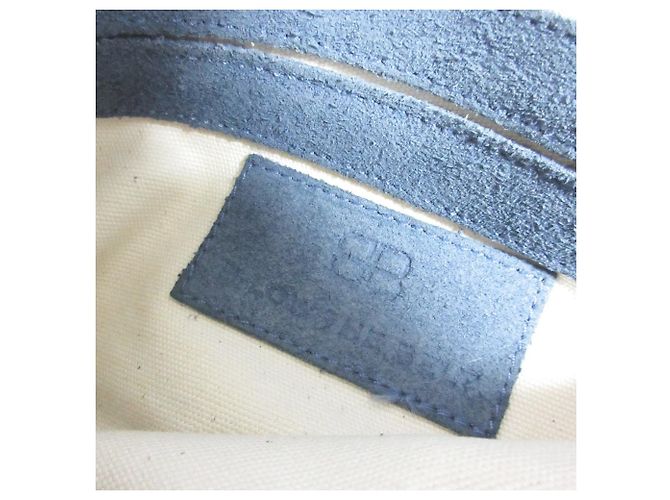 Autre Marque Bolso de mano con flecos de cuero B-LOW THE BELT Azul - vista 6