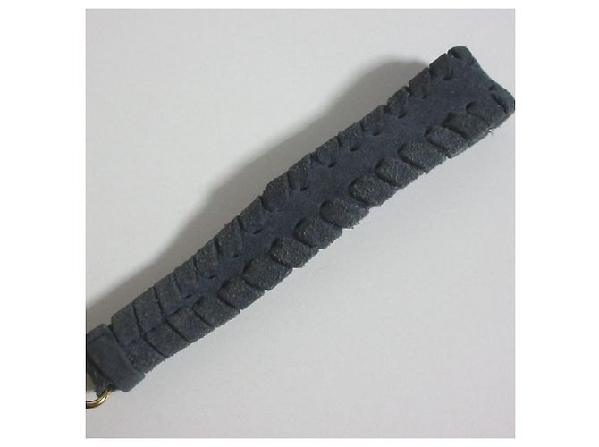 Autre Marque Bolso de mano con flecos de cuero B-LOW THE BELT Azul - vista 7