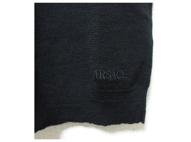 Conjunto de punto 2way de lana 100% Versace Negro - vista 11