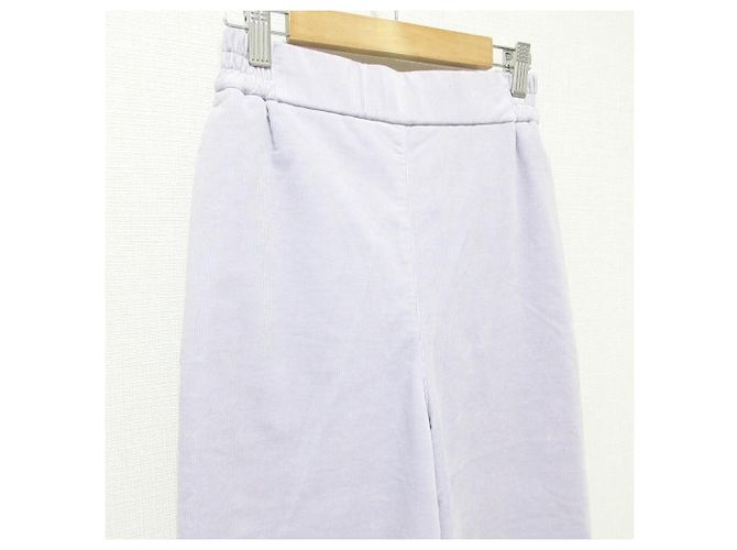Autre Marque yori Corduroy Wide Pants Purple - view 4
