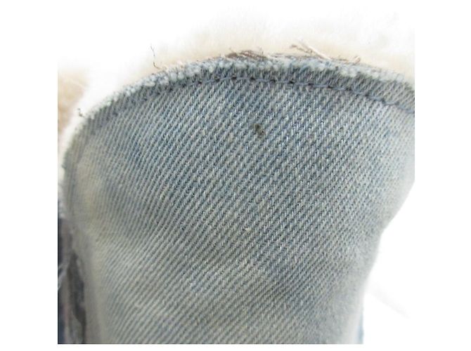 Autre Marque Bottines courtes en peau de mouton Greenhill d'EMU Australia Bleu Bleu clair - vue 5
